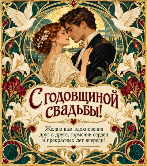 С годовщиной свадьбы!