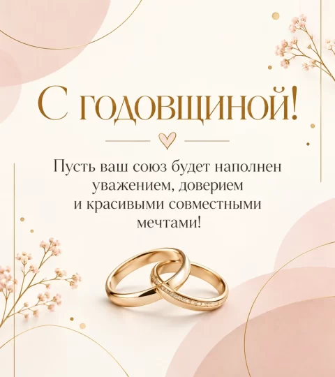 С годовщиной!