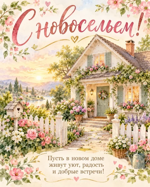 С новосельем!