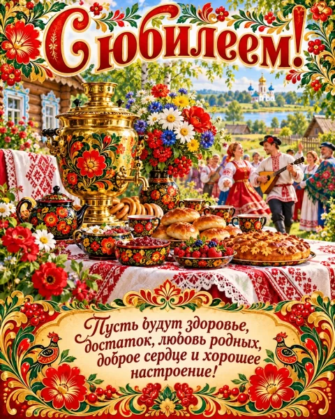 С юбилеем!