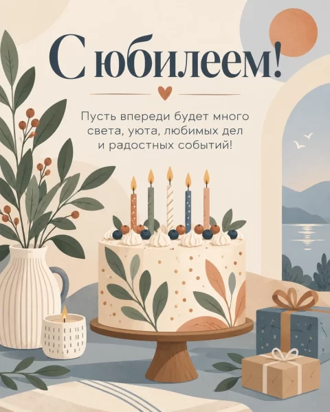 С юбилеем!