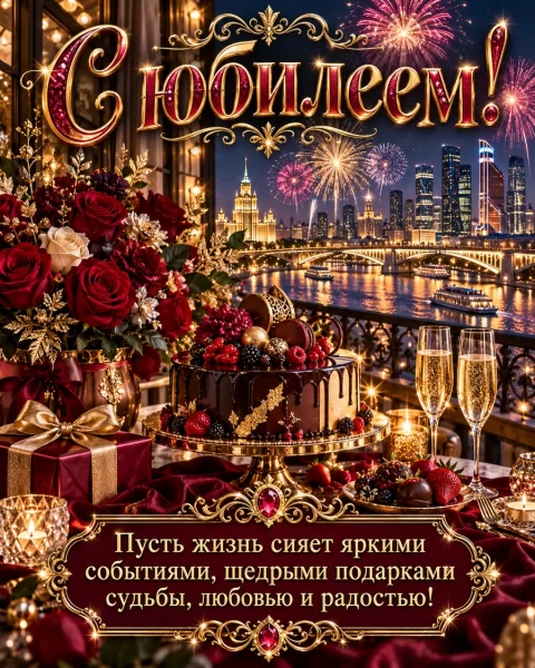 С юбилеем!
