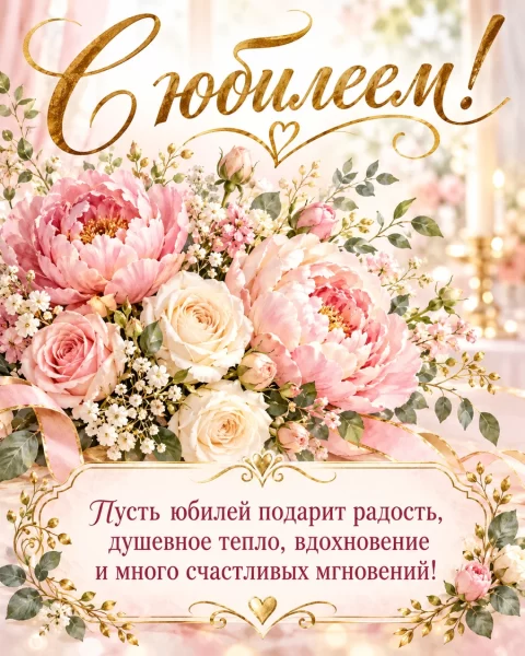 С юбилеем!