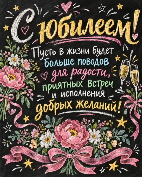С юбилеем!