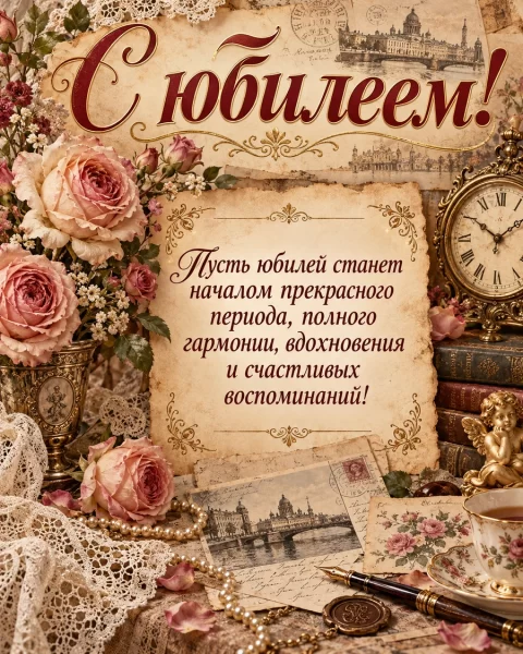 С юбилеем!