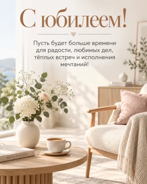 С юбилеем!