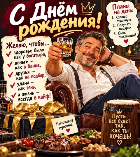 С днём рождения!
