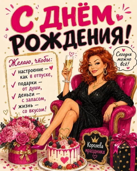 С днём рождения!