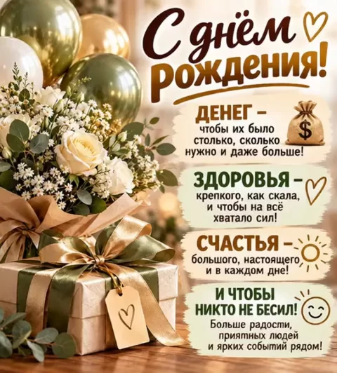 С днём рождения!