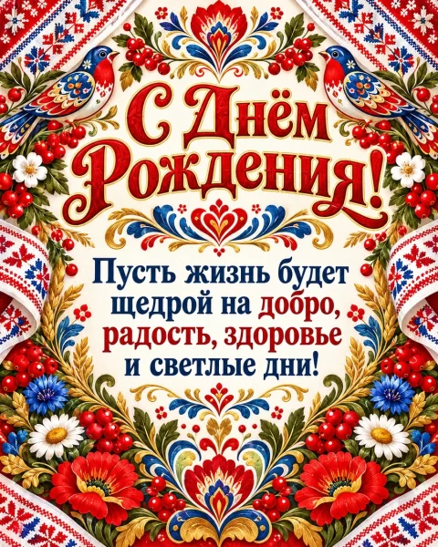 С днём рождения!