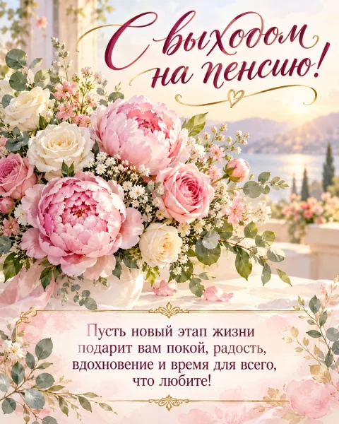С выходом на пенсию!