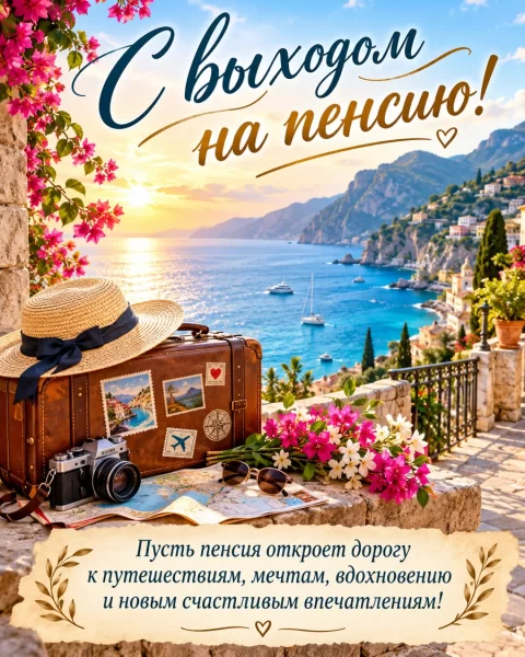 С выходом на пенсию!