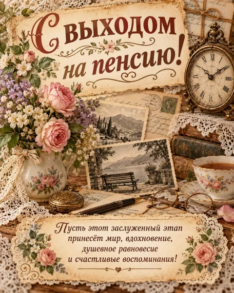 С выходом на пенсию!