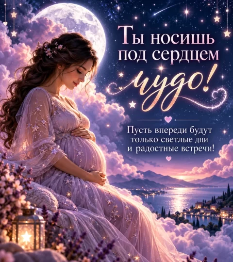 Ты носишь под сердцем чудо!