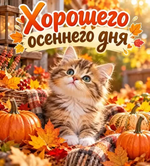 Хорошего осеннего дня!