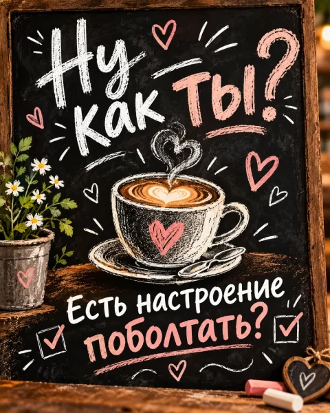Ну как ты? Есть настроение поболтать?