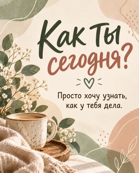 Как ты сегодня?