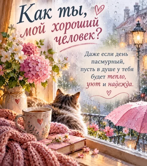 Как ты, мой хороший человек?