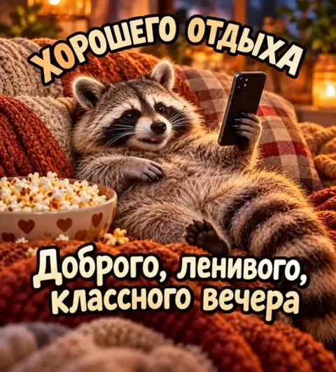Доброго, ленивого, классного вечера!