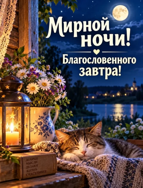 Мирной ночи! Благословенного завтра!