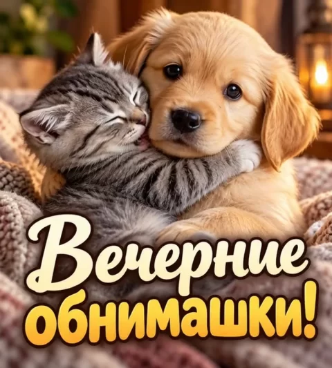 Вечерние обнимашки!