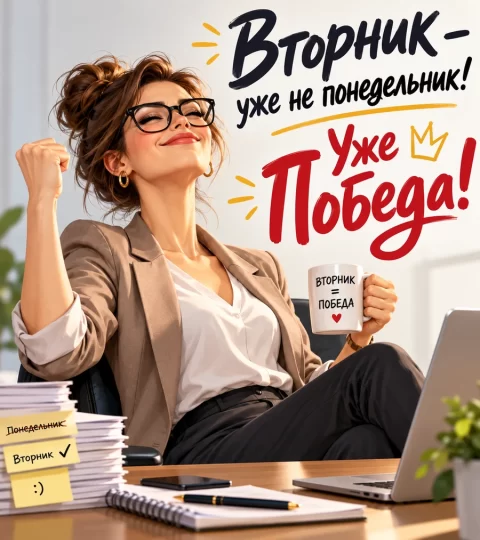 Вторник — уже не понедельник!