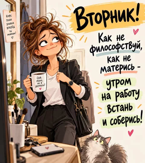 Вторник! Встань и соберись!