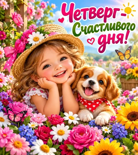 Четверг! Счастливого дня!