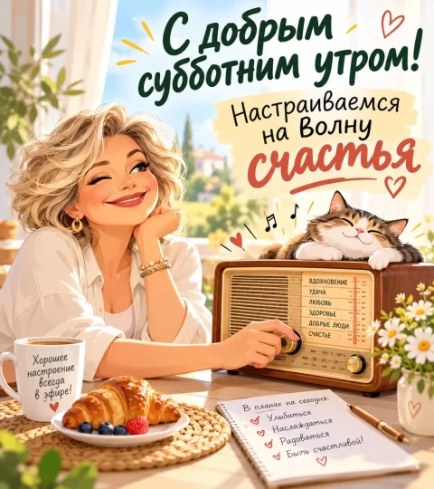 С добрым субботним утром!