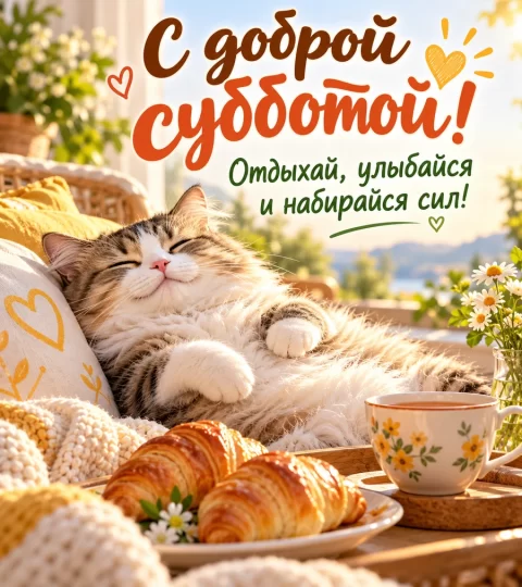 С доброй субботой!