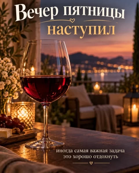 Вечер пятницы наступил