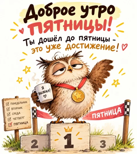 Доброе утро пятницы!