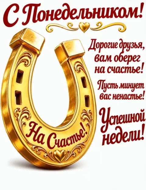 С понедельником!