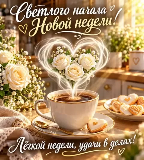 Светлого начала новой недели!