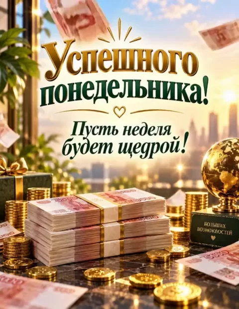 Успешного понедельника!