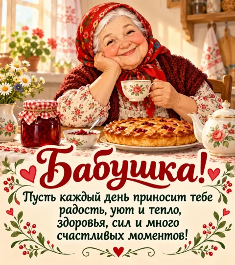 Пусть каждый день приносит тебе радость, уют и тепло, здоровья, сил и много счастливых моментов!