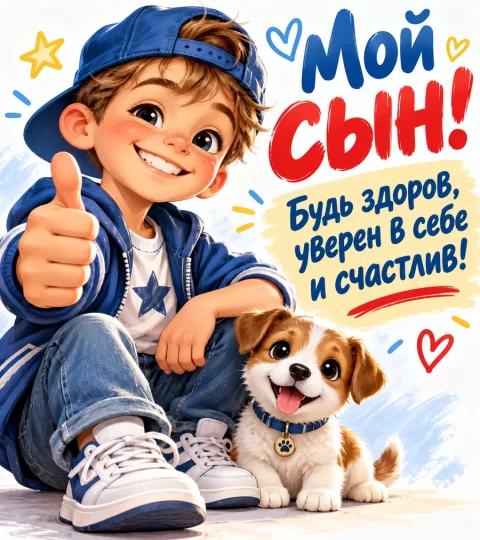 Будь здоров, уверен в себе и счастлив!