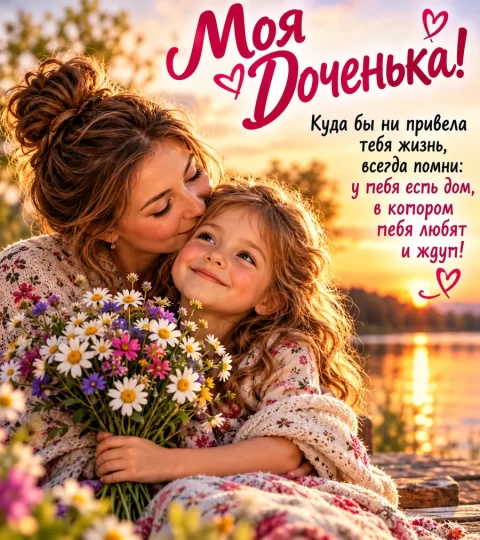 Доченька!