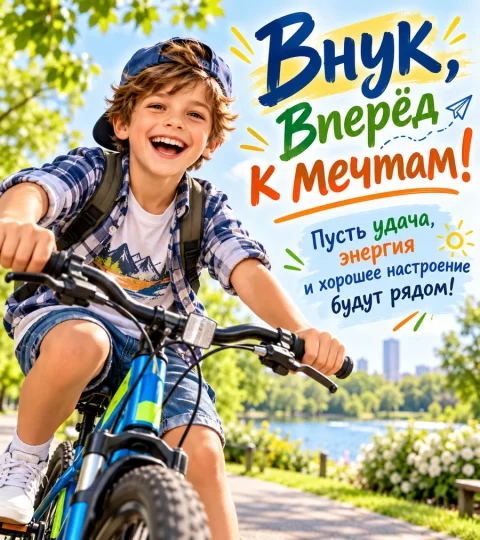 Внук, вперёд к мечтам!