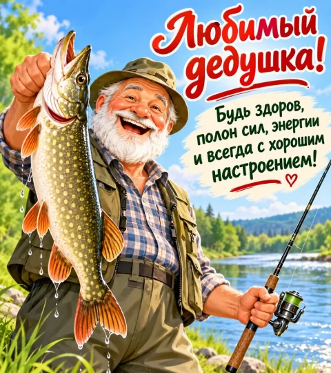 Любимый дедушка!