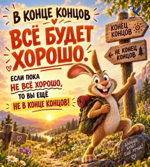В конце концов всё будет хорошо!