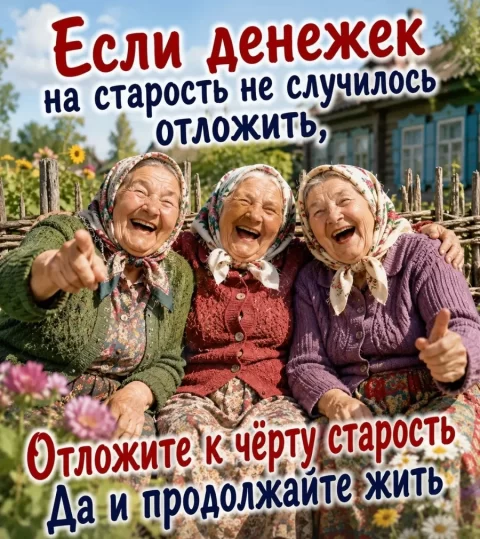 Отложите к чёрту старость да и продолжайте жить