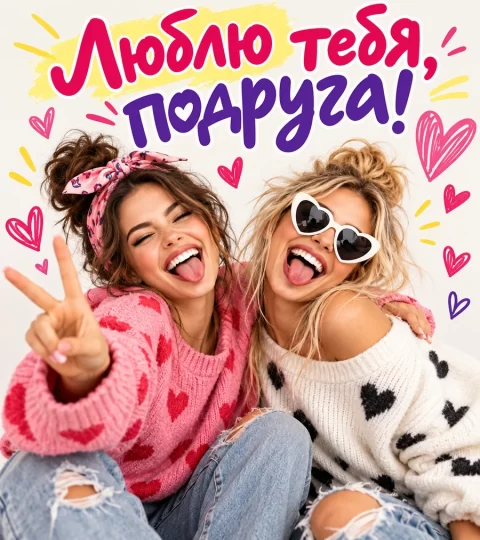 Люблю тебя, подруга!