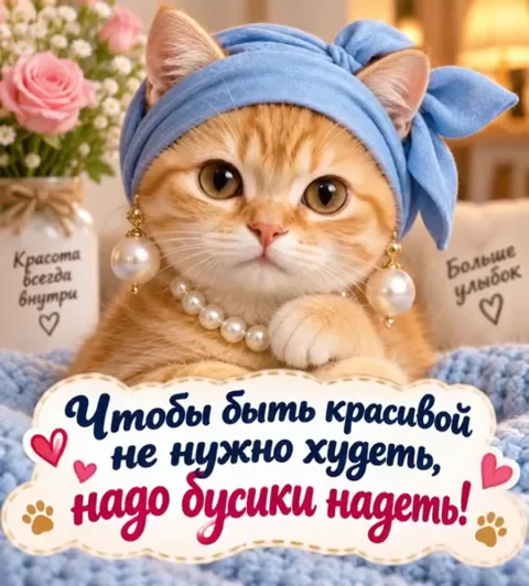 Чтобы быть красивой, не нужно худеть, надо бусики надеть!