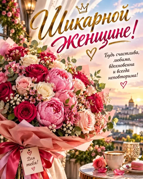 Шикарной женщине!