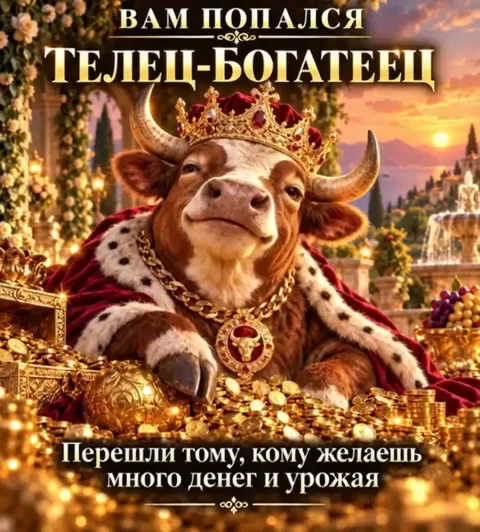 Вам попался телец - богатец