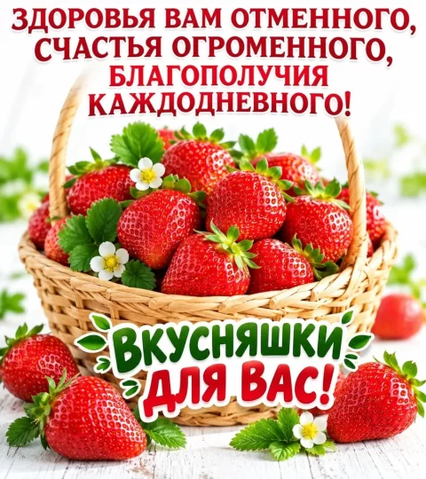 Здоровья вам отменного, счастья огромного, благополучия каждодневного!