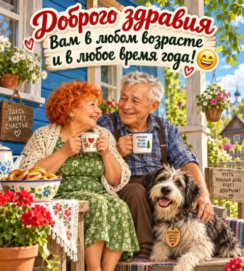 Доброго здравия вам в любом возрасте и в любое время года!