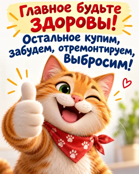 Главное — будьте здоровы!