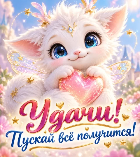 Удачи! Пускай всё получится!
